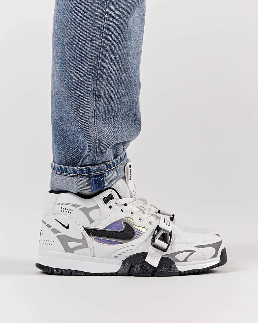 Кроссовки мужские Nike Air Trainer 1 SP белые кожаные кеды найк аир демисезонная обувь из натуральной кожи, фото №4 Кроссовки мужские Nike Air Trainer 1 SP белые кожаные кеды найк аир демисезонная обувь из натуральной кожи, фото №4