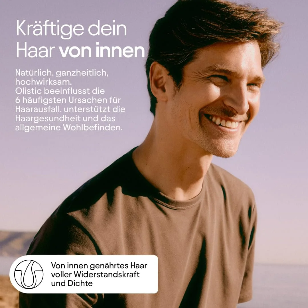 Засіб проти випадіння волосся Olistic для чоловіків - 28 ампул, фото №2