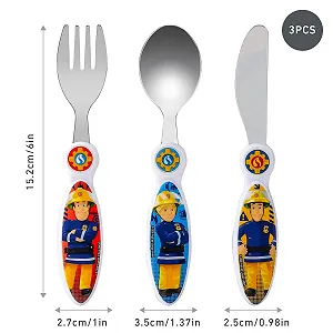 Набор детских столовых приборов Zawadi Global, 3 предмета (нож/вилка/ложка) synthetic.ua - Фото 1