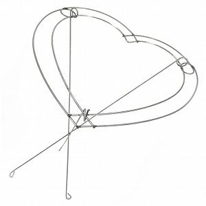 Металевий тримач для квіткових композицій HEMOTON у формі серця - Фото 1