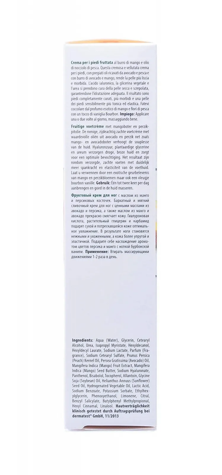 Бальзам для ніг PediBaehr Фруктовий з маслом манго та олією персикових кісточок 125 мл, фото №4