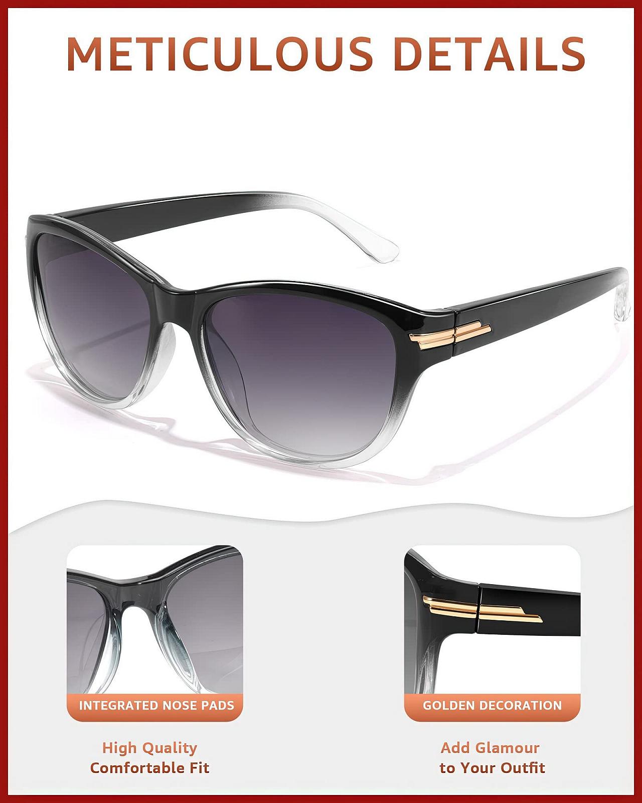 Поляризовані сонцезахисні окуляри Жіночі Ретро Стильні Лінзи UV400 для активного відпочинку, фото №4