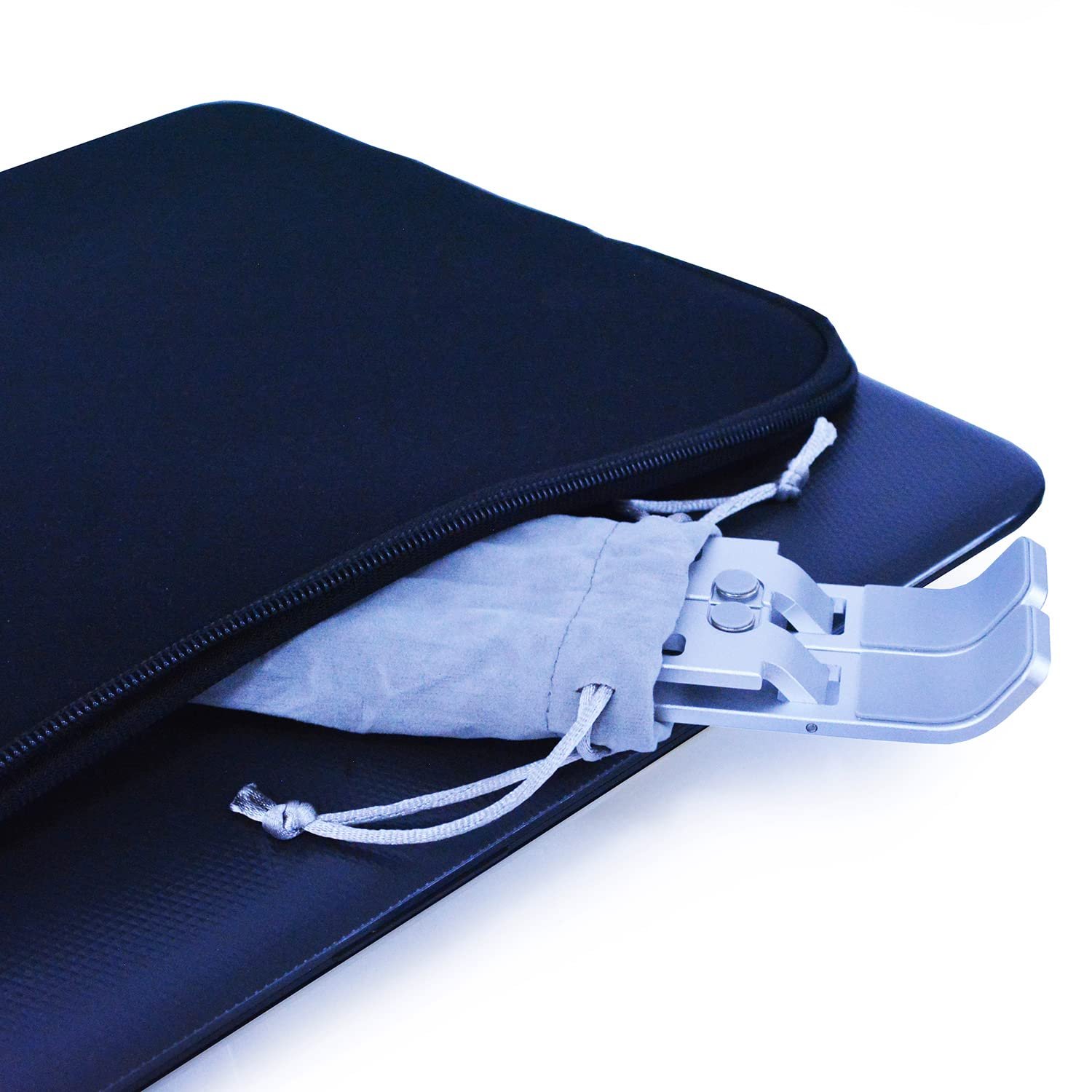 Подставка для ноутбука складная AABCOOLING для ноутбуков, планшетов, смартфонов, книг, вертикальная, стабильная, портативная, 6 уровней угла наклона, регулируемая по высоте, фото №6