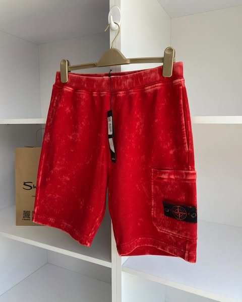 Шорти Stone Island shorts print XL, фото №1