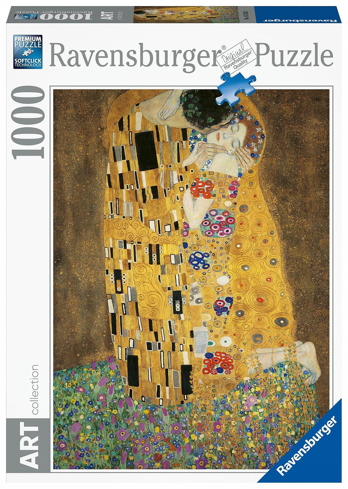 Пазл Ravensburger Klimt The Kiss 15743 1000 элементов, фото №1 Пазл Ravensburger Klimt The Kiss 15743 1000 элементов, фото №1