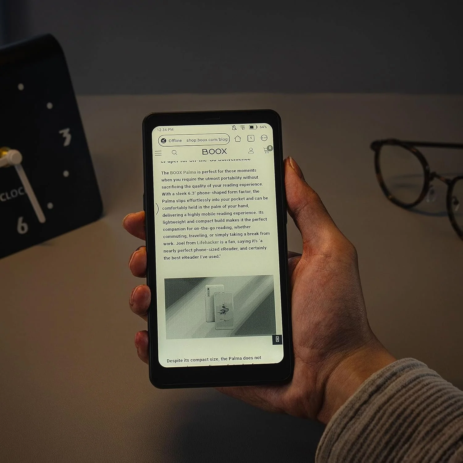 Електронна книга 6.13" Onyx Boox Palma 2 / 6 GB RAM / 128 GB ROM / Wi-Fi / Bluetooth / SD слот / 8-ядерний процесор / Android 13 / Чорна-сіра, фото №4