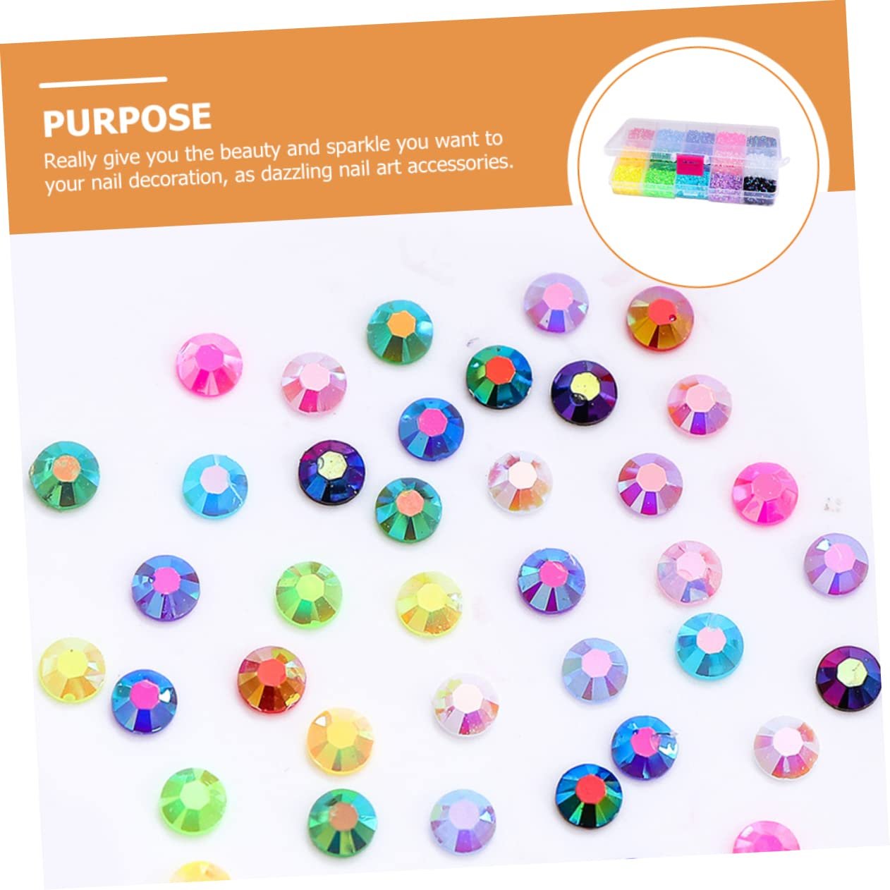 Стразы Beavorty для ногтей, смола для дизайна ногтей, камни для украшения, фото №3