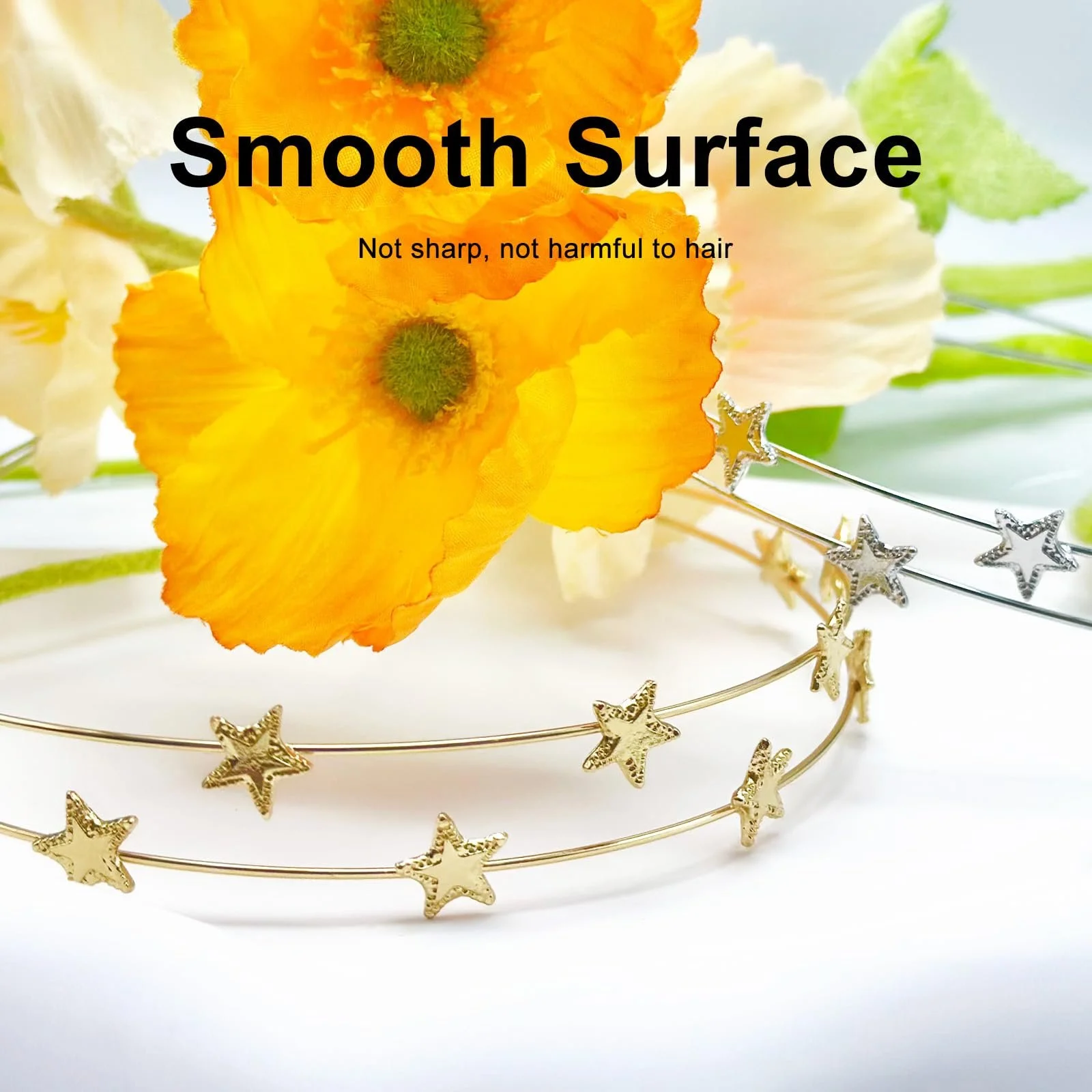 Обруч Зірка Золотий та Срібний, фото №4