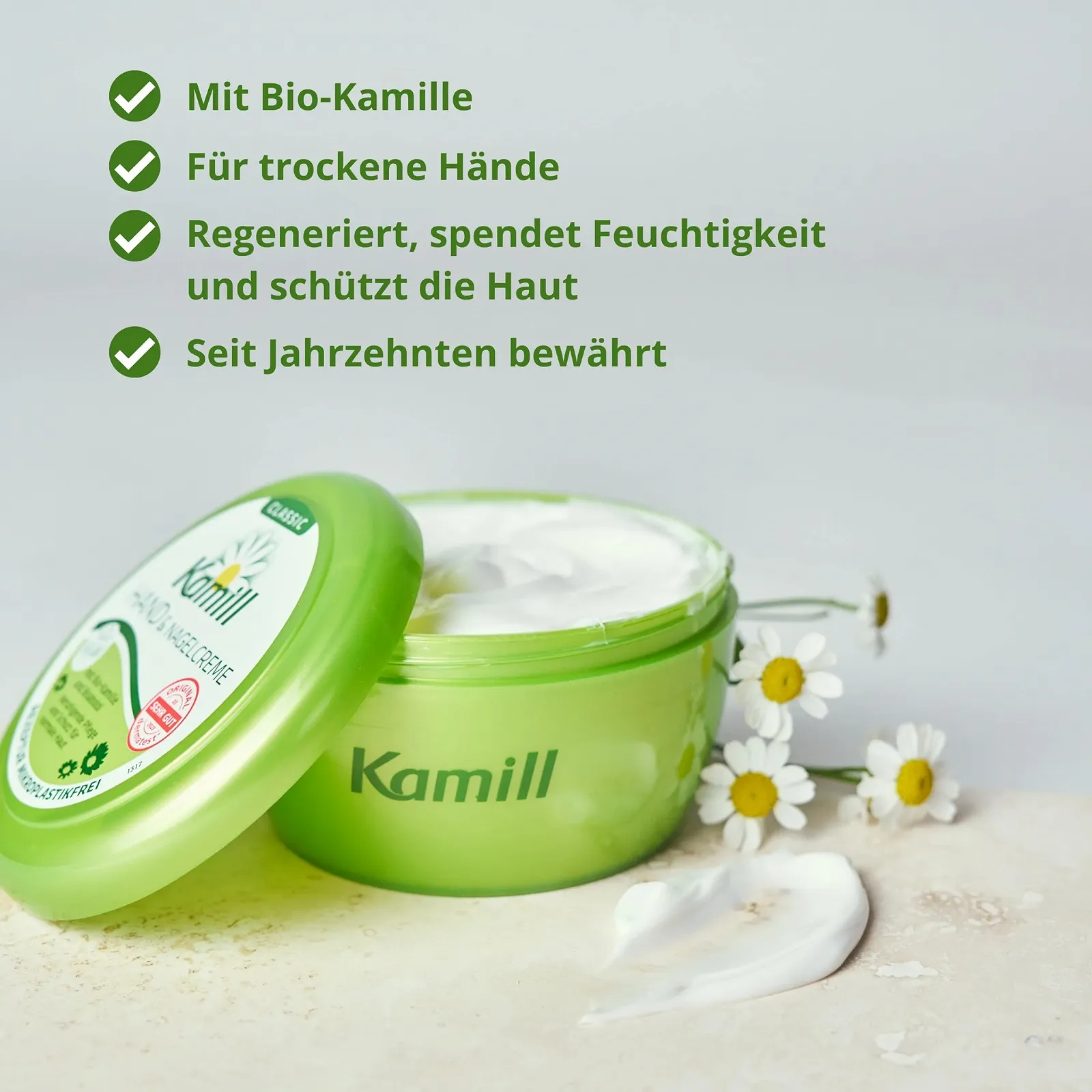 Крем Kamill Classic 5 x 150 мл Зволожуючий та Живильний з органічною ромашкою, фото №3