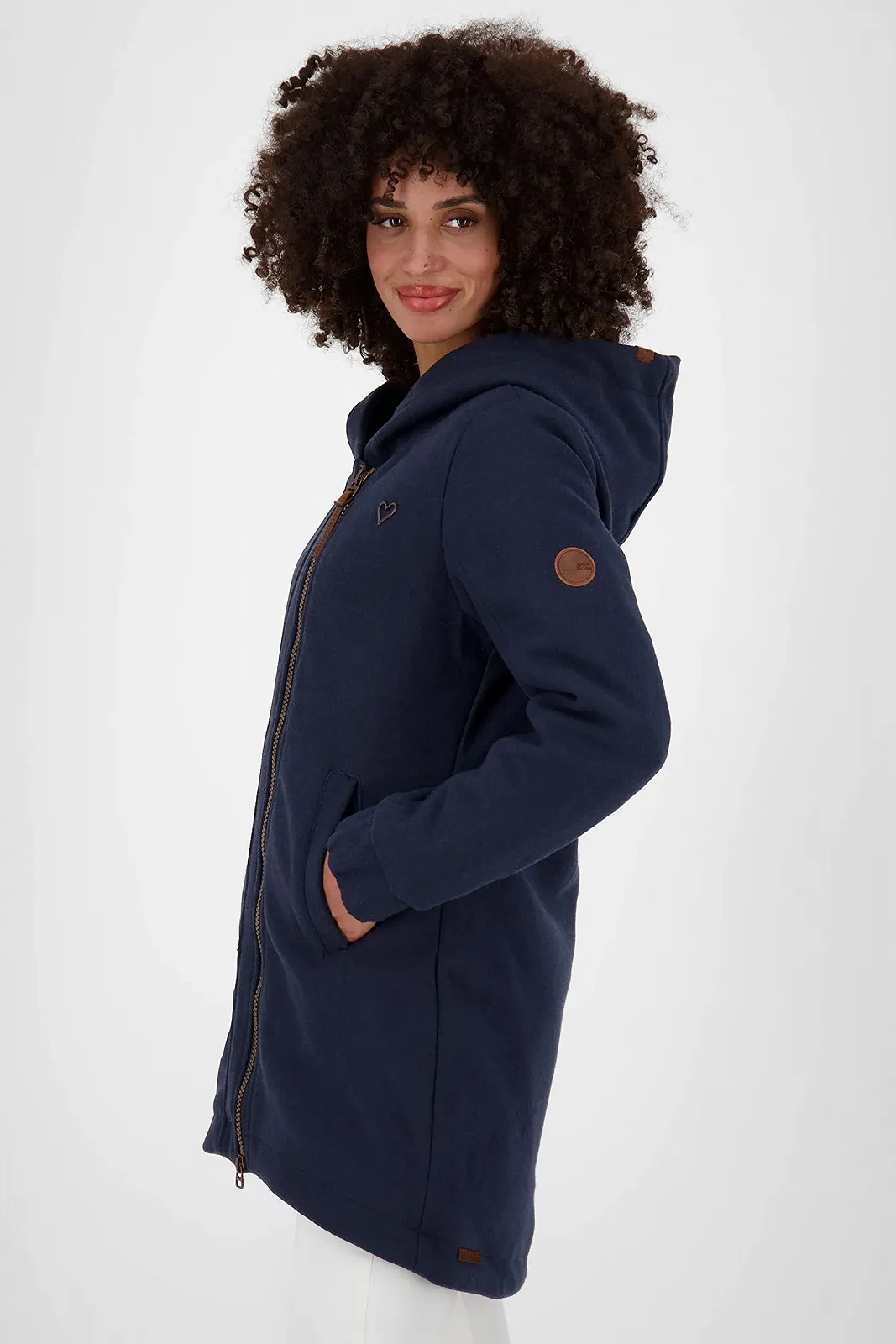 зимняя парка-куртка ALIFE and Kickin CarlinaAK J с капюшоном Идеально подходит для холодных дней, осени и зимы, фото №4