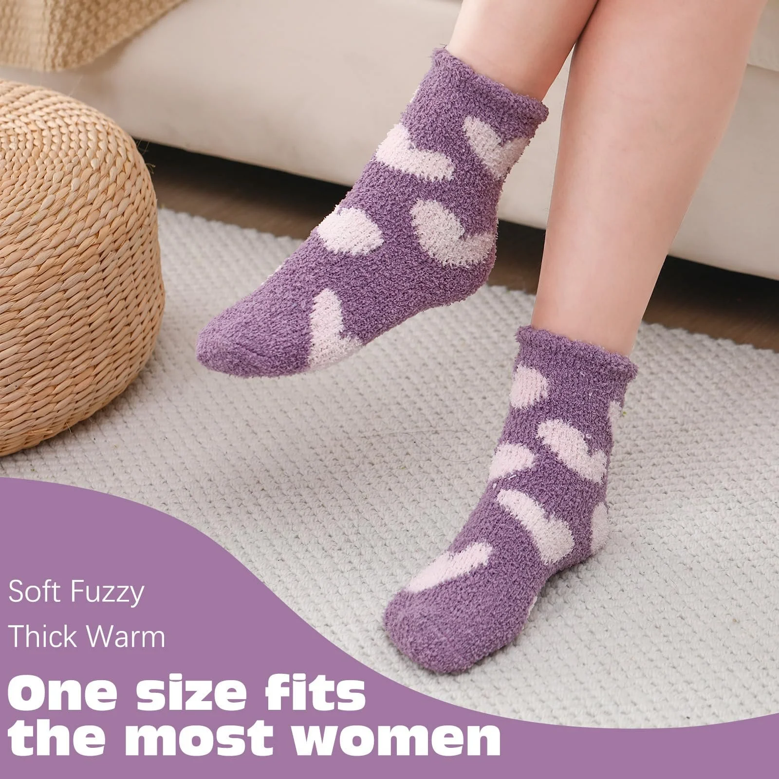 Шкарпетки Hestya Пухнасті шкарпетки Жіночі 35-42, фото №3