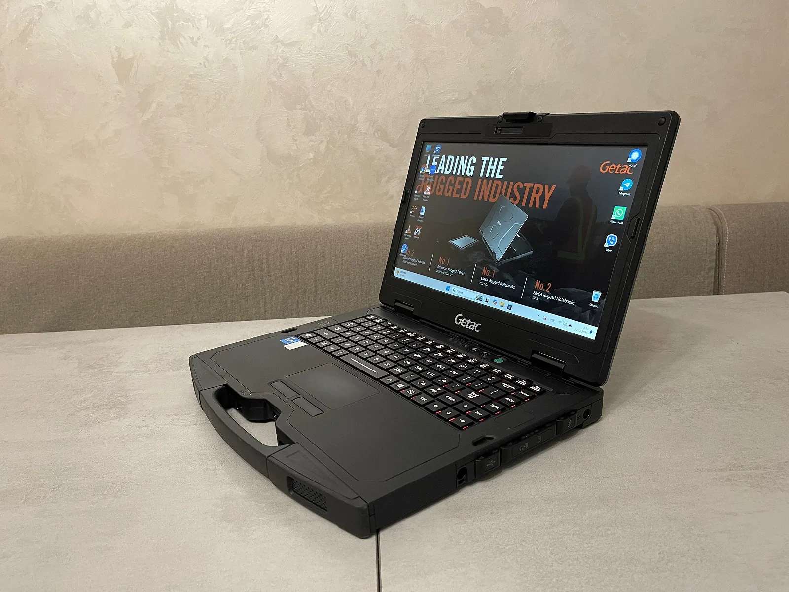 Захищений ноутбук Getac S410 G4, 14" IPS FHD, i5-1147G7, 32GB, 512GB SSD, фото №2