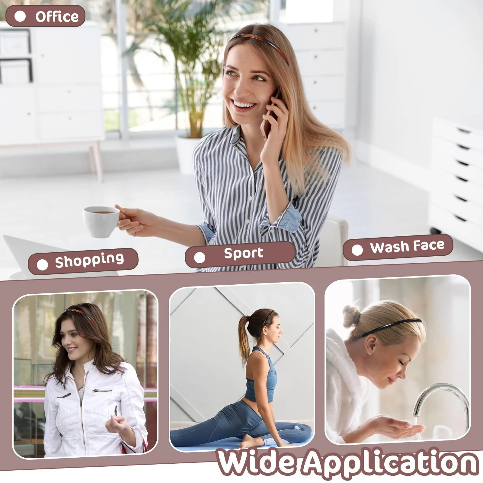 Обруч Ouligay Тонкий пластиковый с зубцами., фото №5 Обруч Ouligay Тонкий пластиковый с зубцами., фото №5