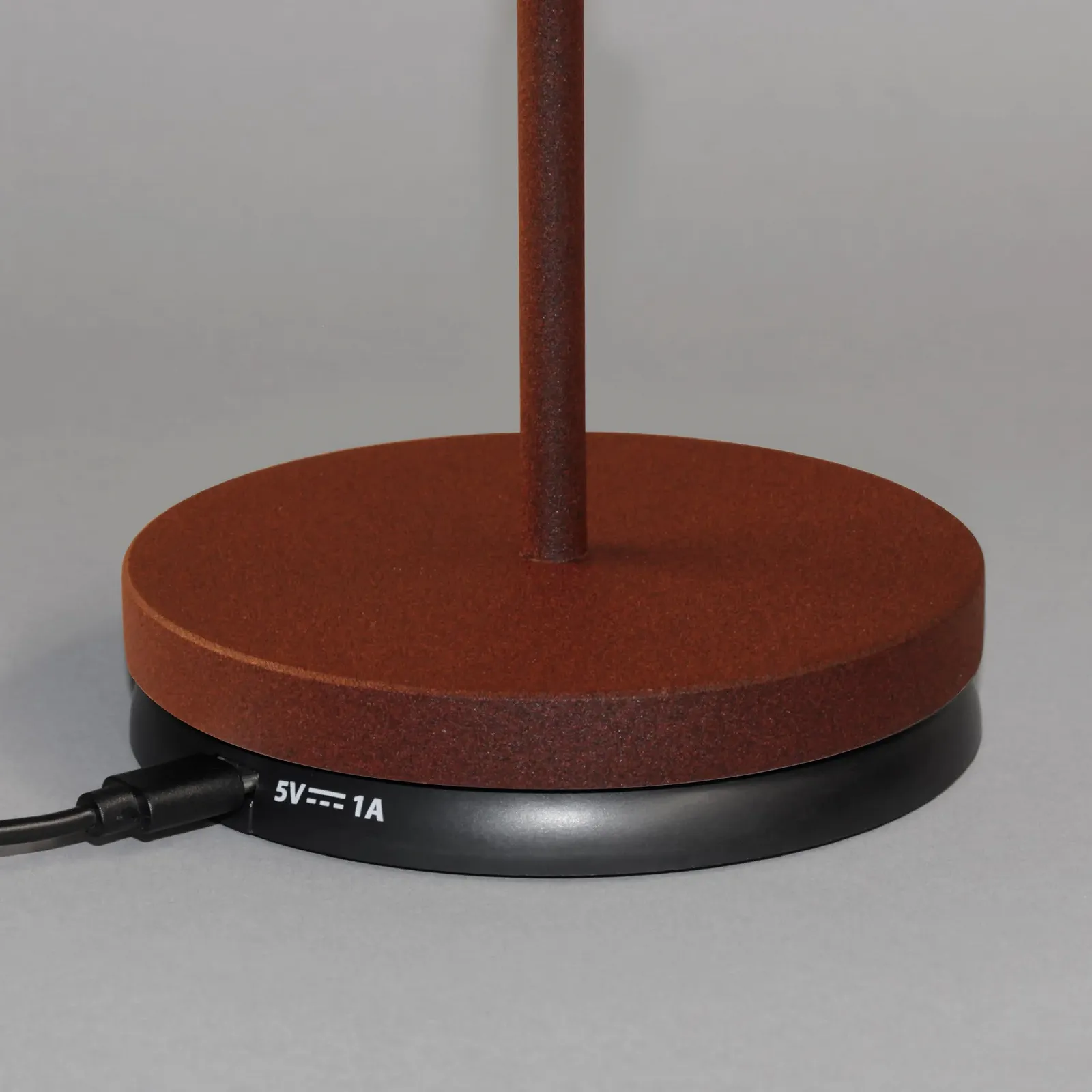 Настільна лампа Cosenza Outdoor Акумуляторна Бездротова USB-C/USB-A 34 см Колір іржі, фото №7