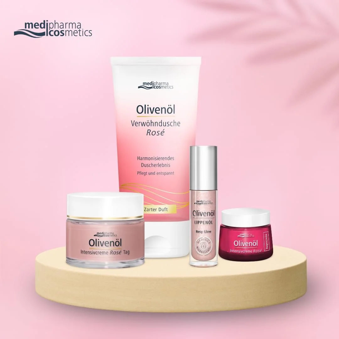 Денний крем medipharma cosmetics Olive Oil Intensive Cream Rose 50 мл, фото №5