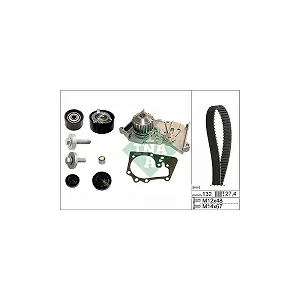 Водяний насос + комплект ременя ГРМ Schaeffler INA 530 0639 30 для RENAULT DACIA - Фото 1