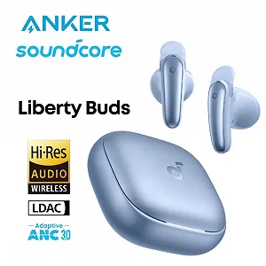 Наушники Anker Soundcore Liberty Buds Blue LDAC Hi-Res ANC AI Translation - Фото 1