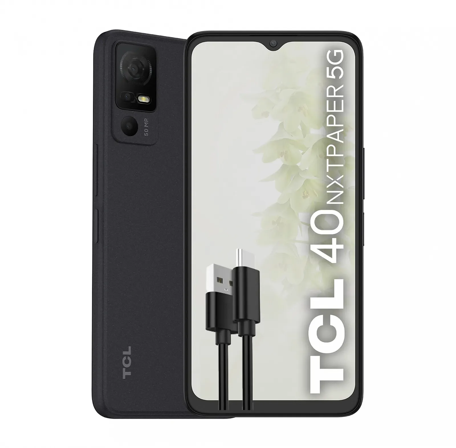 Смартфон TCL NXTPAPER 40 5G 6.6" HD+ 90Hz 256GB 12GB RAM 50MP Starlight Black, фото №1 Смартфон TCL NXTPAPER 40 5G 6.6" HD+ 90Hz 256GB 12GB RAM 50MP Starlight Black, фото №1