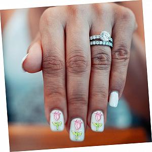 Украшение для ногтей Тюльпан Смола 30 шт. для женщин, светящееся в темноте Набор для маникюра Тюльпан для DIY synthetic.ua - Фото 1