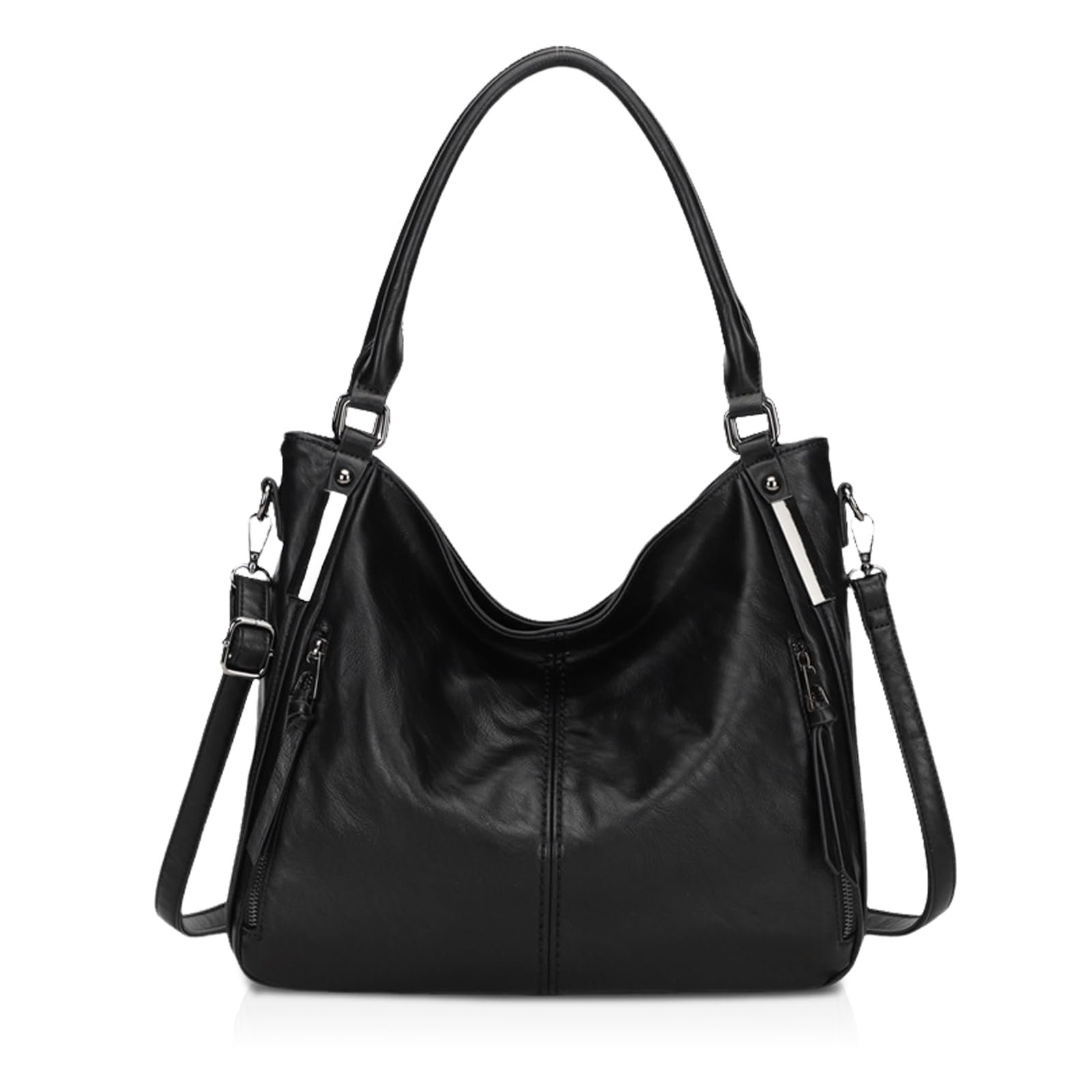 Сумка женская NICOLE & DORIS Hobo, большая, из мягкой кожи с несколькими карманами, фото №1