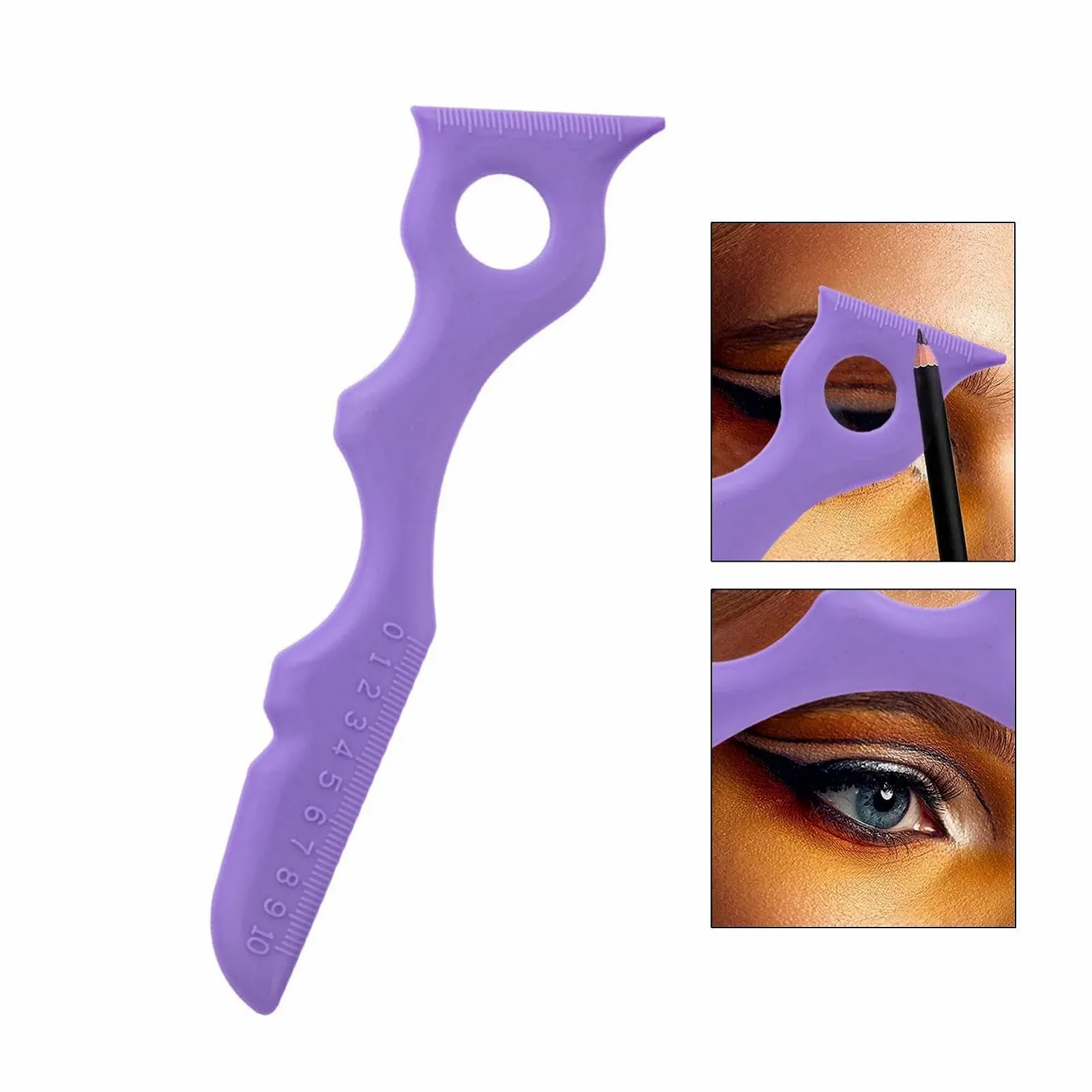 Трафарет для макіяжу силіконовий багаторазовий універсальний, фото №6