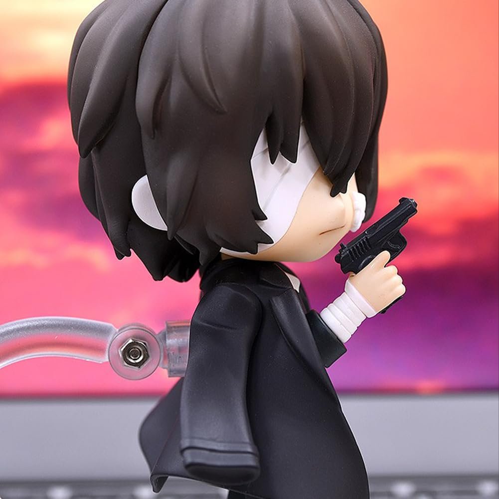 Фігурка Bungo Stray Dogs Dazai Osamu/Nakajima Atsushi, модель персонажа зі змінним обличчям, колекційні прикраси, 10 см, фото №5