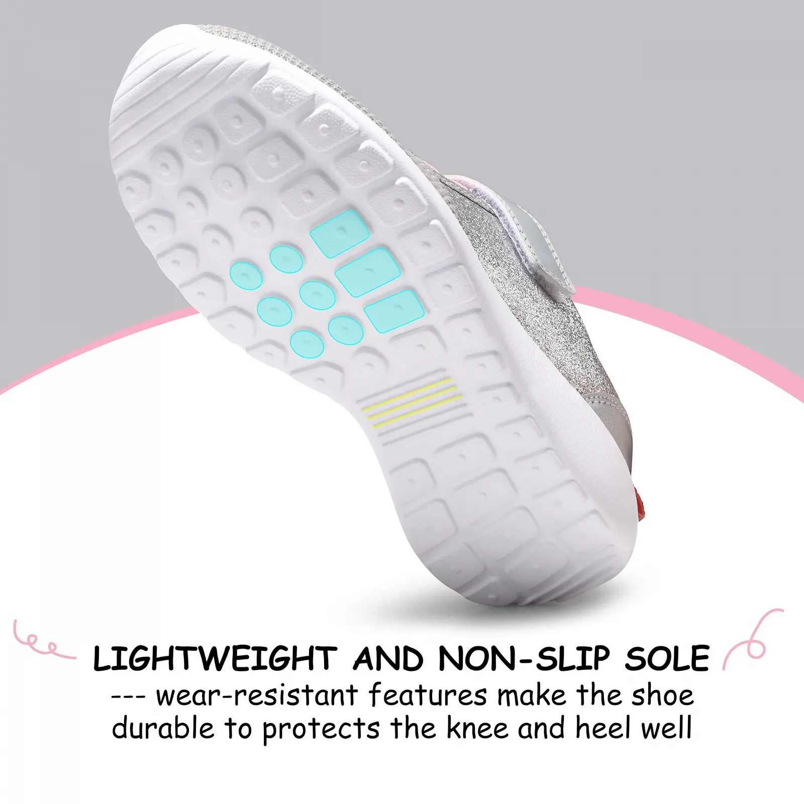 Дитячі блискучі кросівки, фото №4