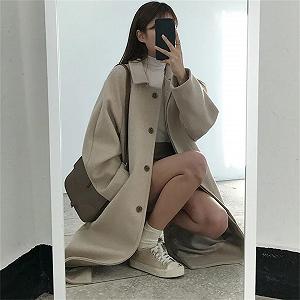 Женское кашемировое пальто осеннее зимнее теплое шерстяное synthetic.ua - Фото 1