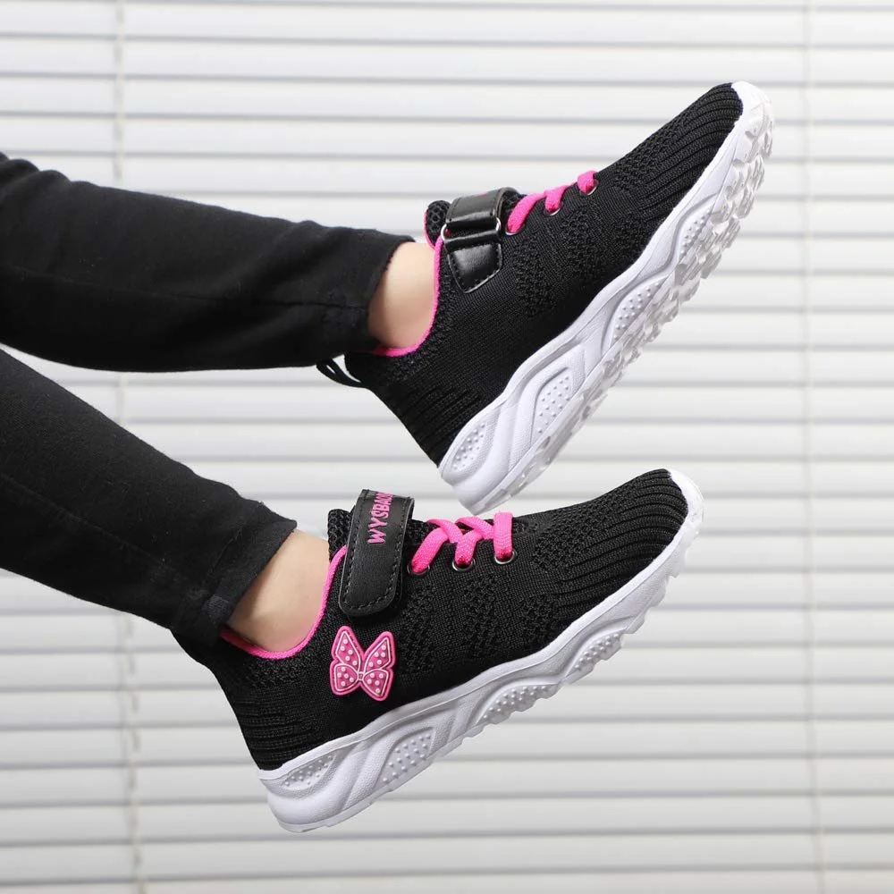 Кроссовки Детские Теннисные Кроссовки Дышащие Беговые Кроссовки Легкие Спортивные Кроссовки для Девочек, фото №7