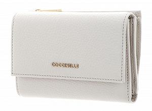Кошелек Coccinelle Metallic Soft Кожа Grainy Coconut Milk Кокосовое Молоко - Фото 1
