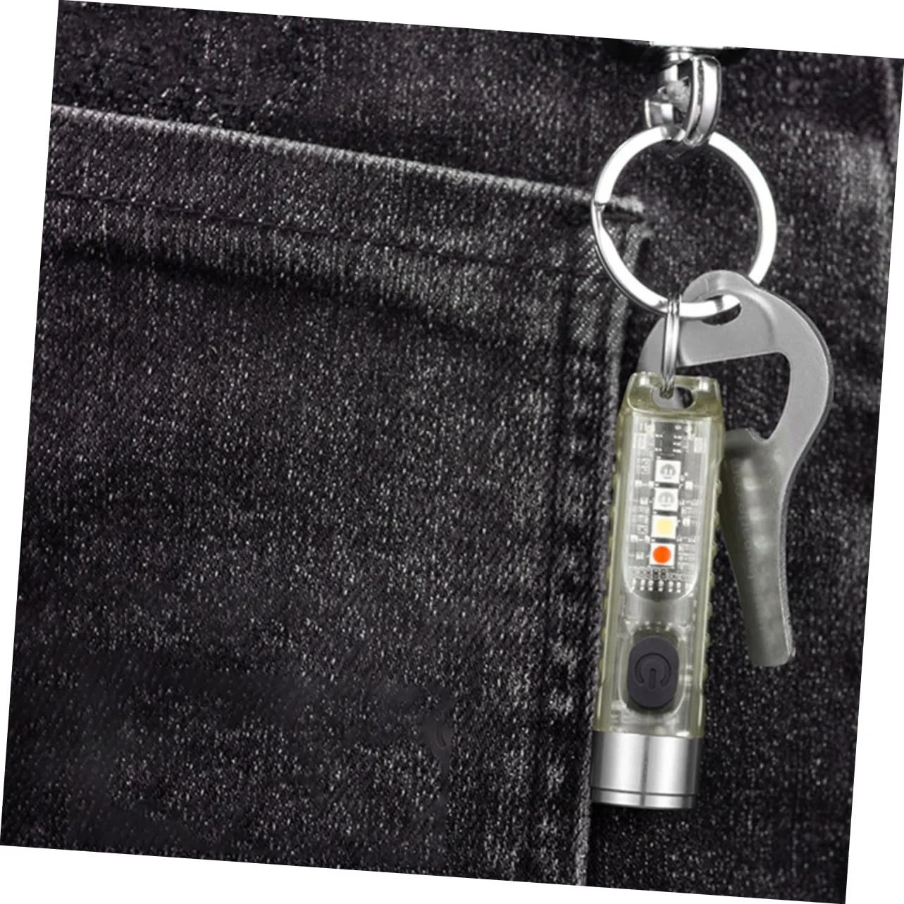 Мини LED фонарик Kisangel с походным фонариком и подвесным мини-фонариком в качестве светящегося кулона для наружного освещения и брелок, фото №9