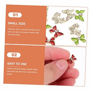 Украшения для ногтей Бабочки, Набор 40 шт synthetic.ua - Фото 1