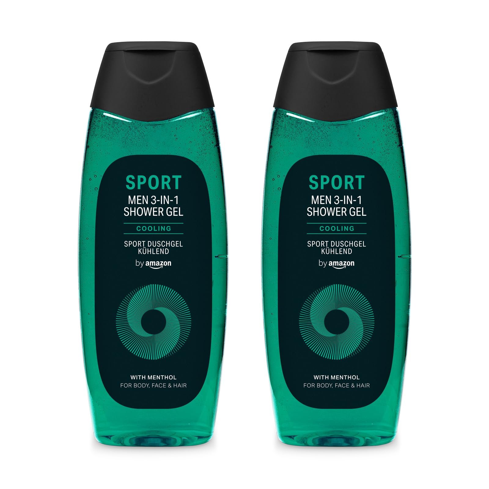 Гель для душу для чоловіків by Amazon Sport 3-в-1 2 х 500 мл, фото №1