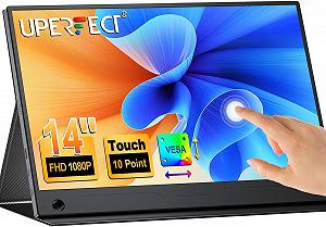 Монітор портативний сенсорний 14" UPERFECT Full HD IPS 60 Гц - Фото 1