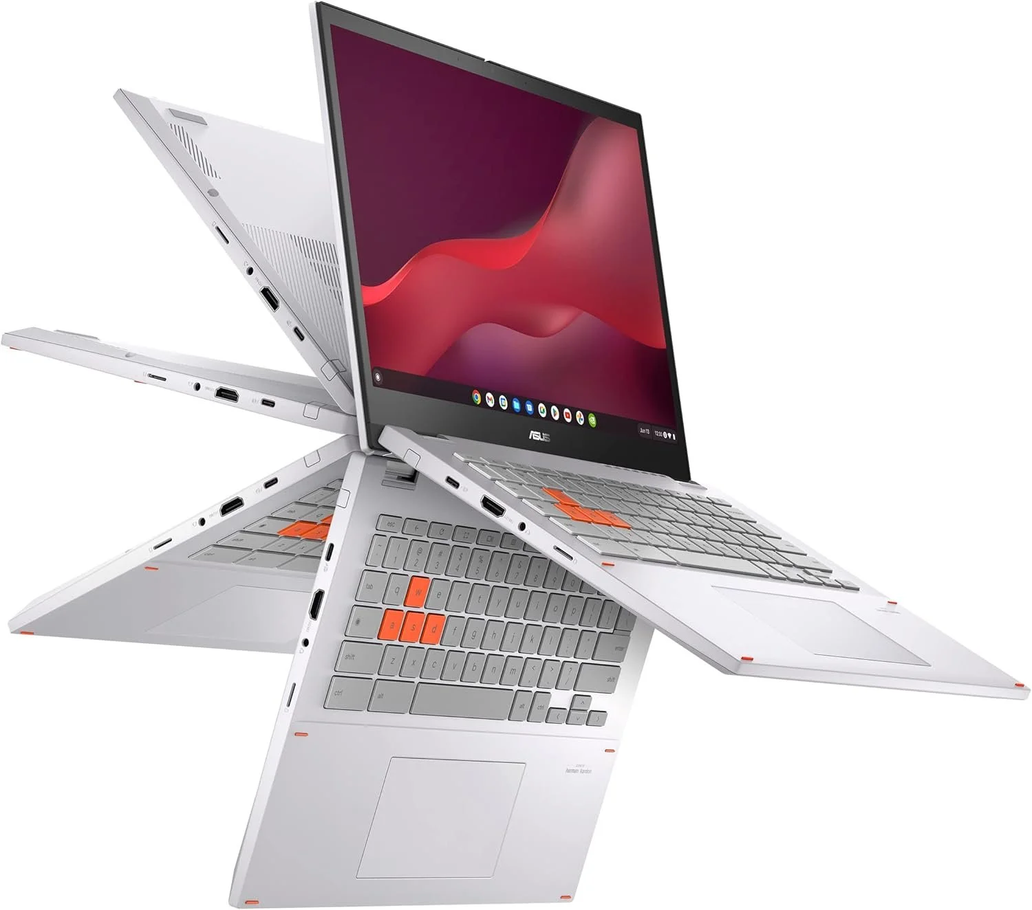 Ноутбук 14" ASUS Chromebook Vibe CX34 Flip (CX3401FBA-N90021) Intel Core i5-1235U RAM 8GB SSD 128GB 10ч батарея ChromeOS (UKR), фото №4 Ноутбук 14" ASUS Chromebook Vibe CX34 Flip (CX3401FBA-N90021) Intel Core i5-1235U RAM 8GB SSD 128GB 10ч батарея ChromeOS (UKR), фото №4