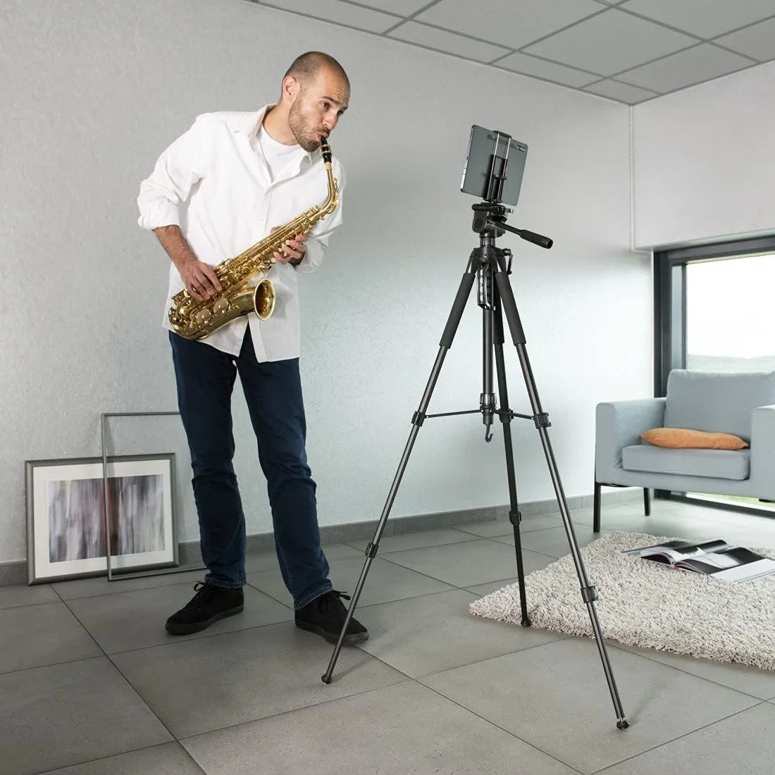 Штатив Hama Action 3D 170см Черный  (00004492), фото №7