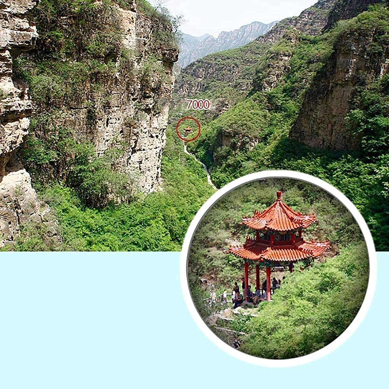 Бінокль QHYTL 7X50 Retro Metall для дорослих Marine Color, фото №4