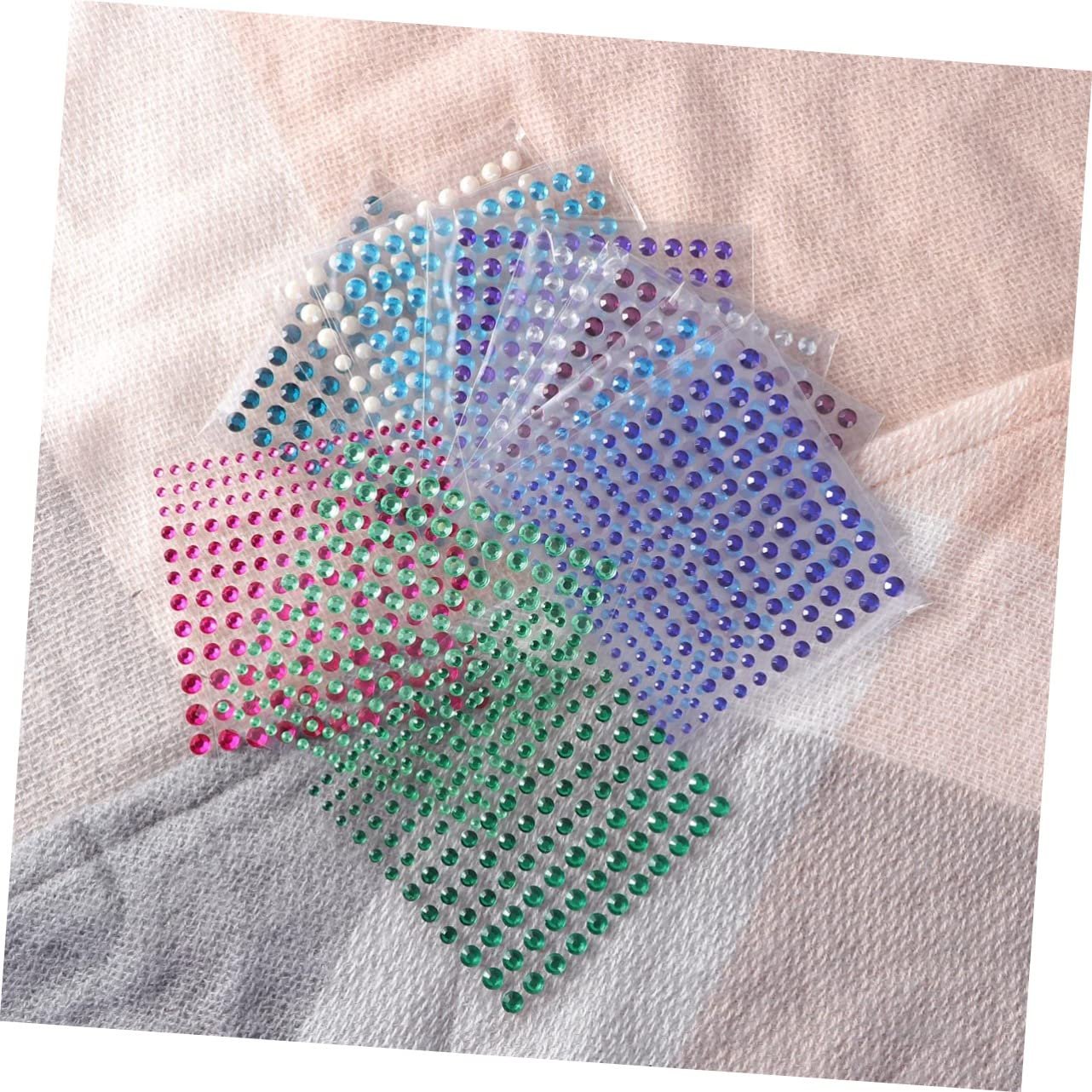 Наклейки Стрази NUOBESTY для тіла, обличчя, самоклеючі, акрилові, фото №8