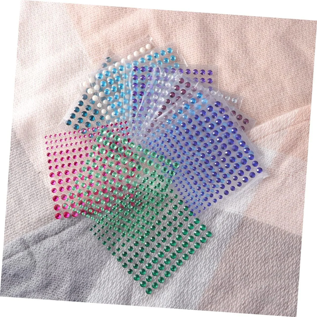 Наклейки Стразы NUOBESTY для тела, лица, самоклеящиеся, акриловые, фото №8