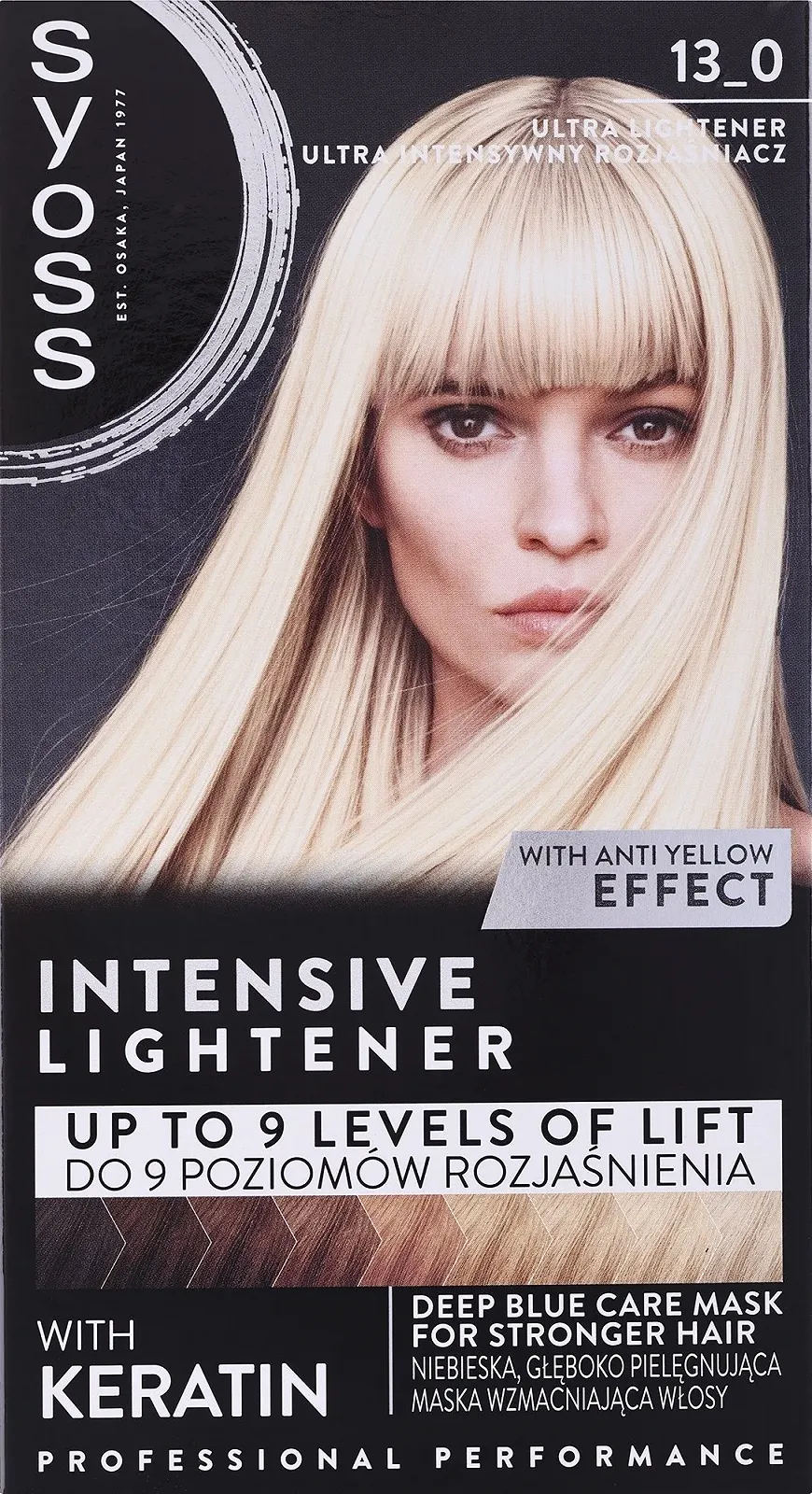 Краска Syoss Color Coloration 13_0 Ultra Brightener Уровень 3 / Осветлитель для темных волос / С эффектом против желтизны, фото №1