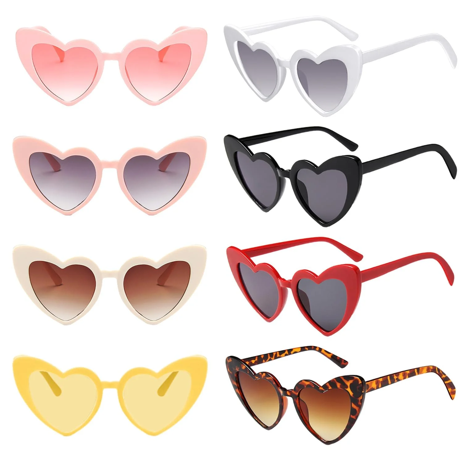 Сонцезахисні окуляри Серце, бежевий, фото №1 Сонцезахисні окуляри Серце, бежевий, фото №1