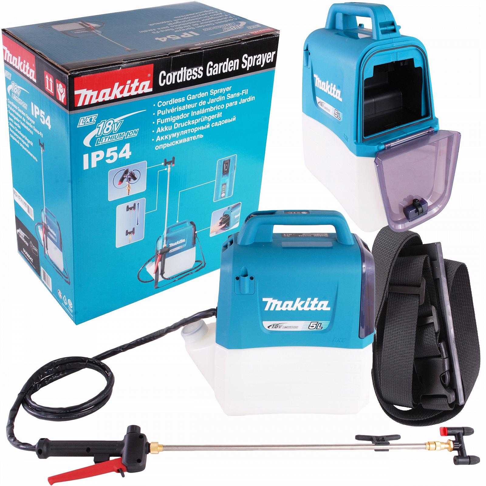 Опрыскиватель аккумуляторный Makita DUS054Z без аккумуляторов и зарядного устройства, фото №8