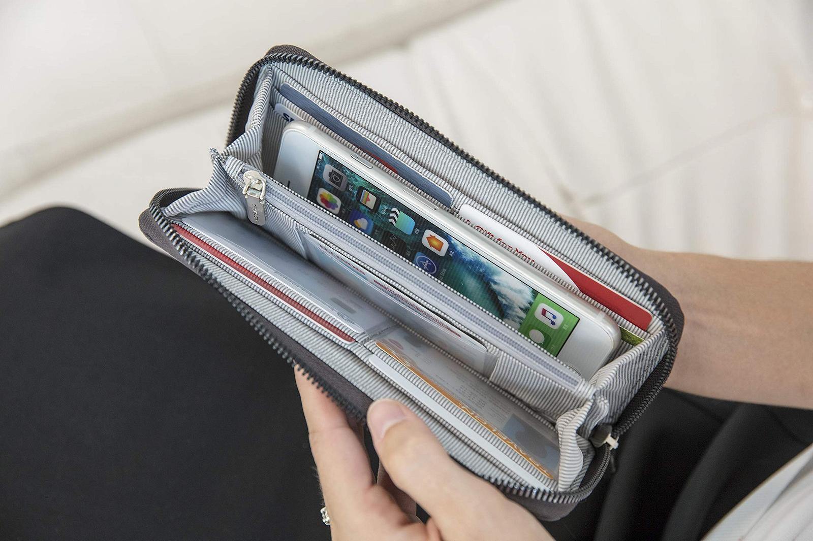 Гаманець Travelon RFID Blocking One Zip з RFID-захистом, фото №3