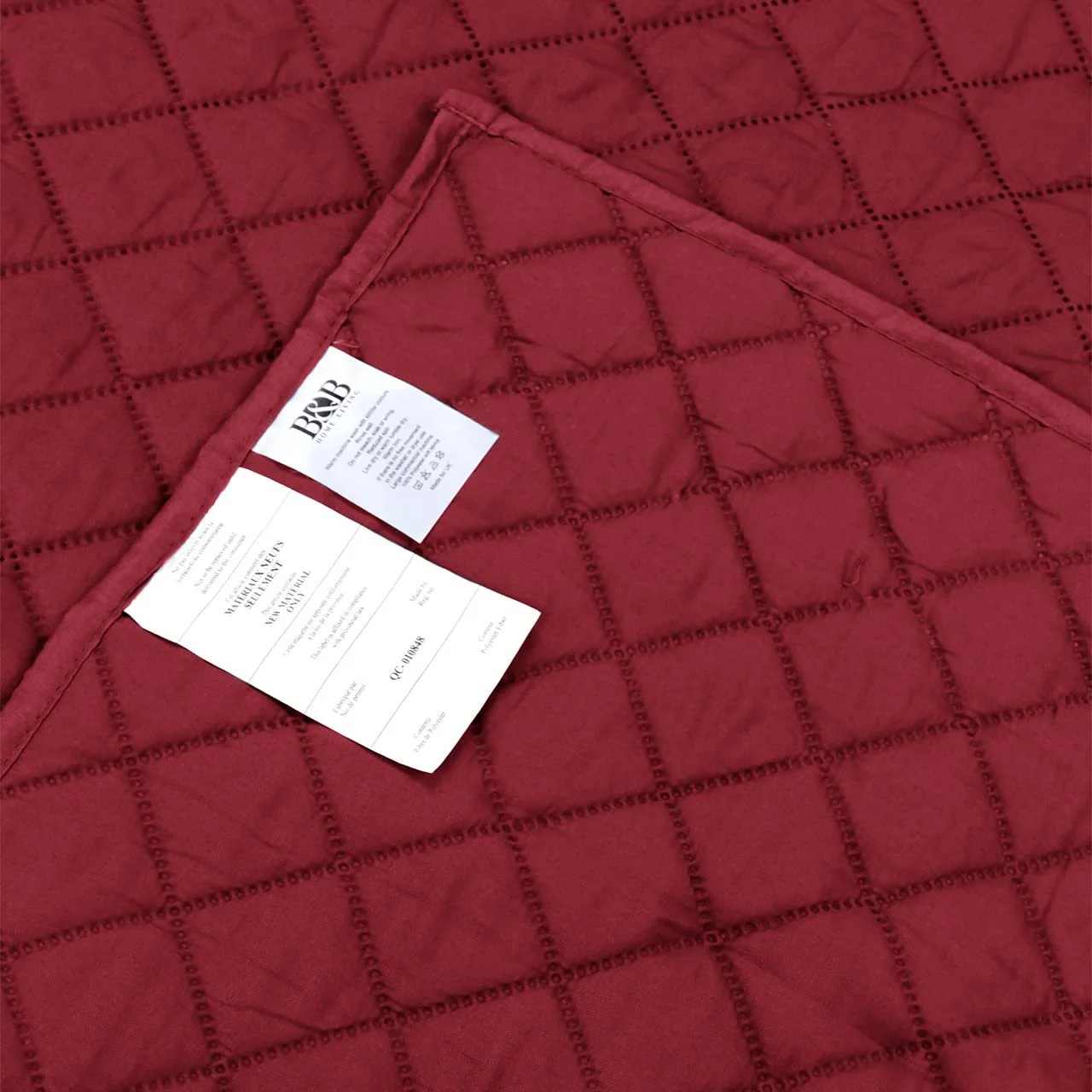 Покривало B&B Super King Size З тисненням Двосторонній стьобаний набір з 2 наволочками Червоний, фото №3 Покривало B&B Super King Size З тисненням Двосторонній стьобаний набір з 2 наволочками Червоний, фото №3