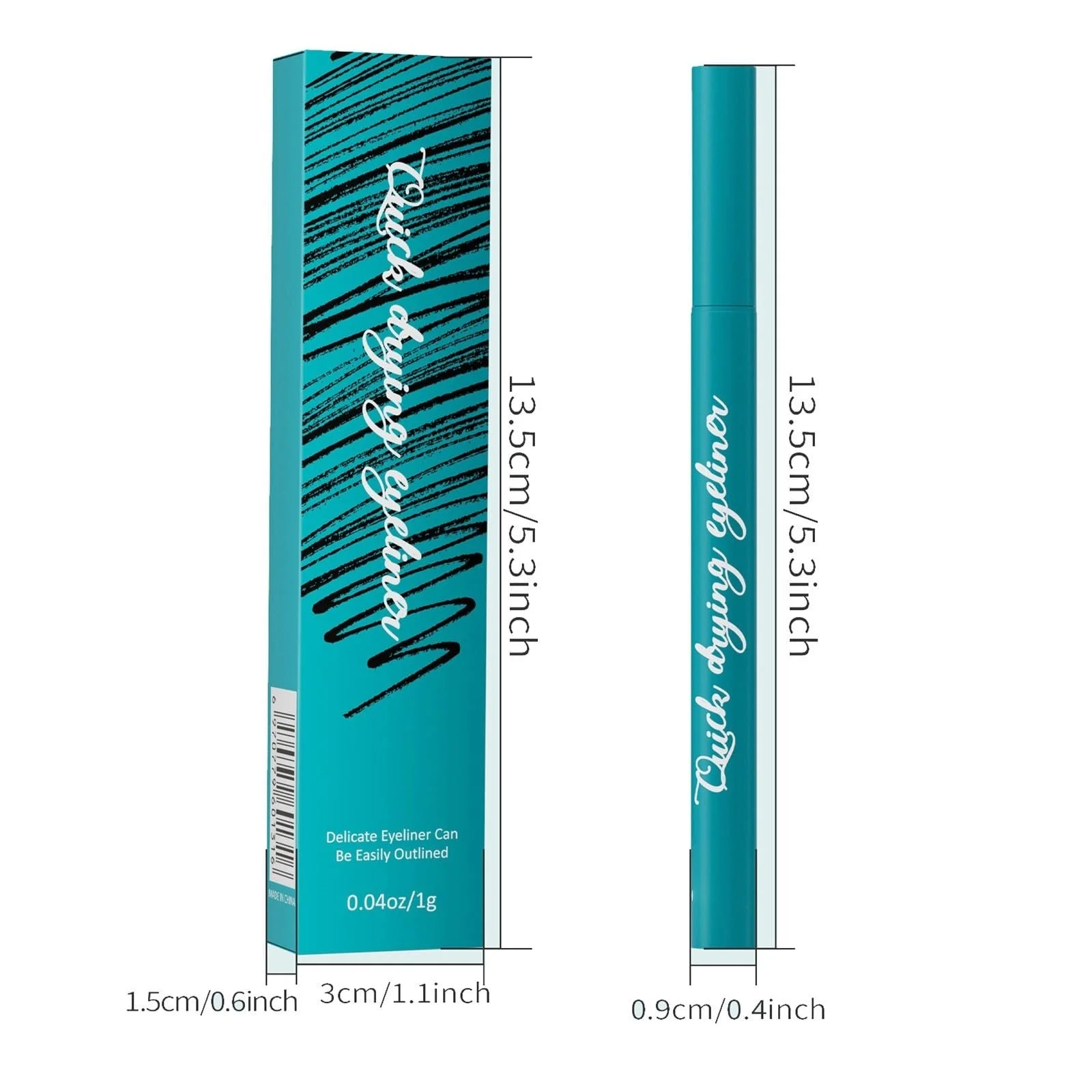 Підводка для очей Green Box, не розмазується, швидко сохне, з твердим кінчиком, рідка, 1 мл, фото №6 Підводка для очей Green Box, не розмазується, швидко сохне, з твердим кінчиком, рідка, 1 мл, фото №6