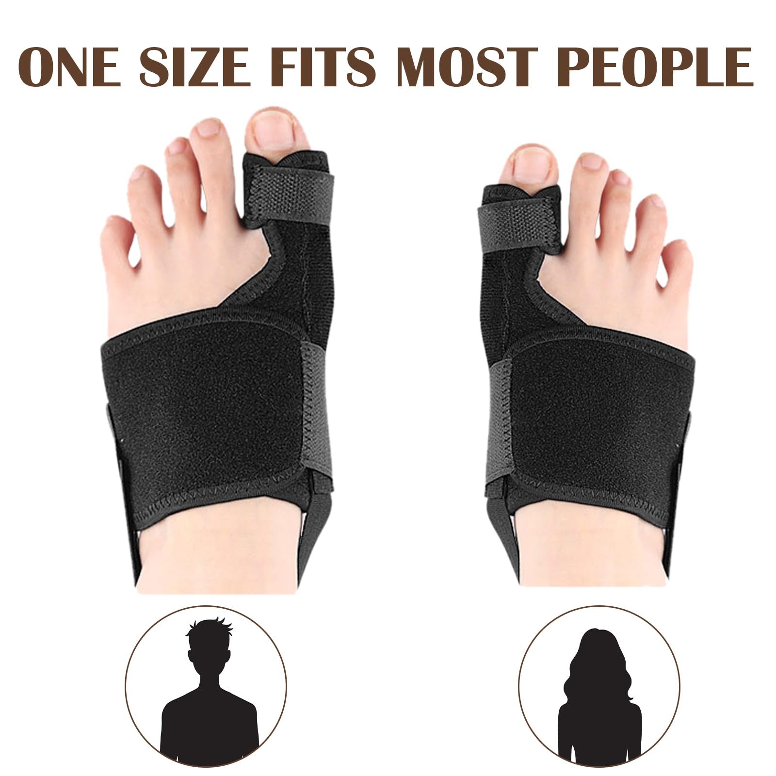 Корректор большого пальца стопы VEGCOO с 2 невидимыми корректорами для больших пальцев ног, фото №5