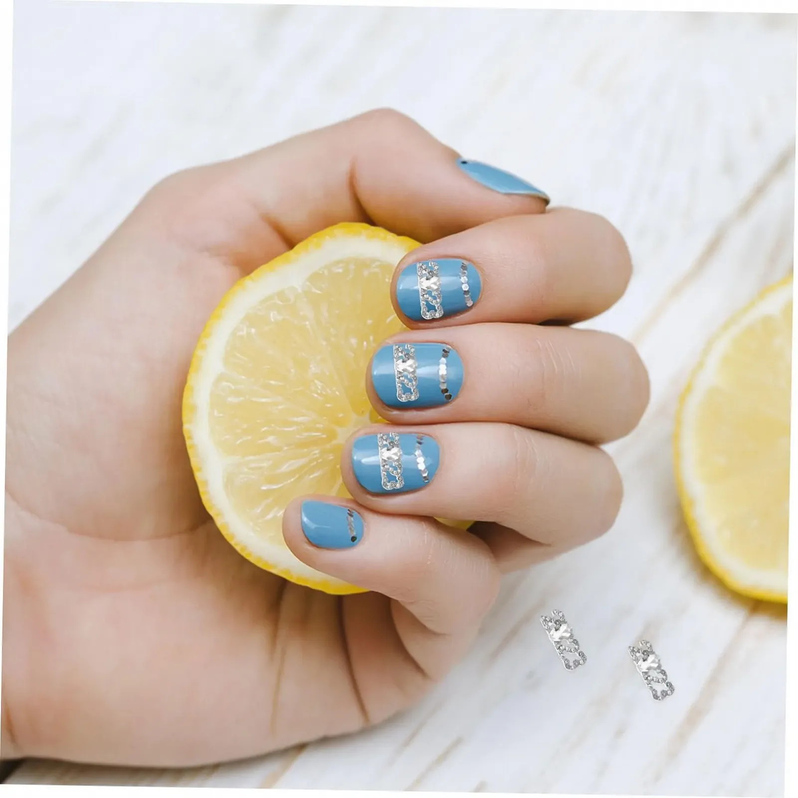 Підвіски для нігтів своїми руками, наклейки, фото №8