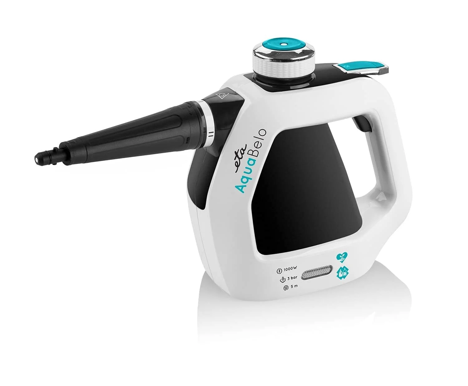 Пароочисник ETA Aquabelo 1000 Вт 3 Бар 220 мл 9 аксесуарів, фото №4 Пароочисник ETA Aquabelo 1000 Вт 3 Бар 220 мл 9 аксесуарів, фото №4