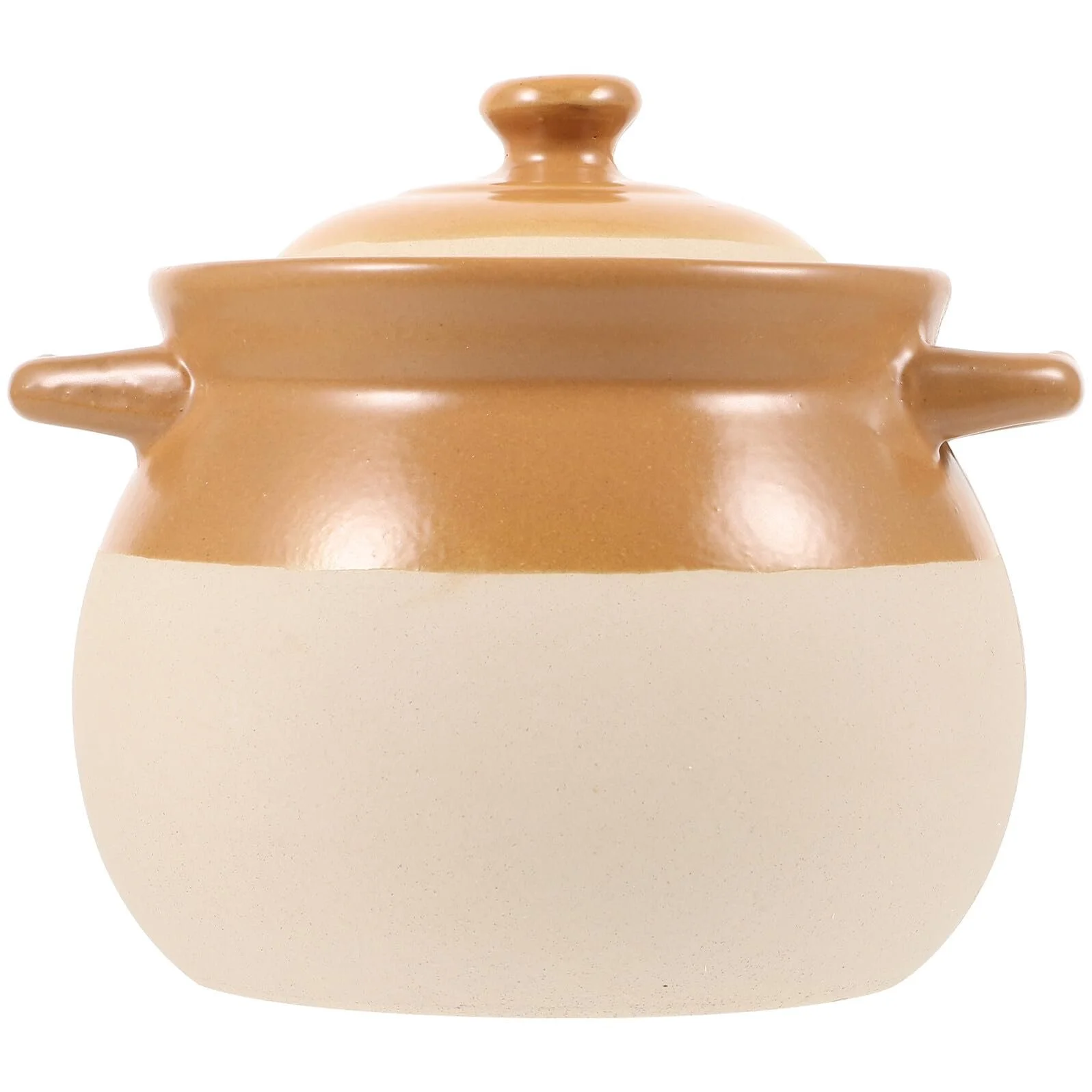 Кастрюля керамическая Vintage Ceramic Cooking Pot с ручками термостойкая, фото №1