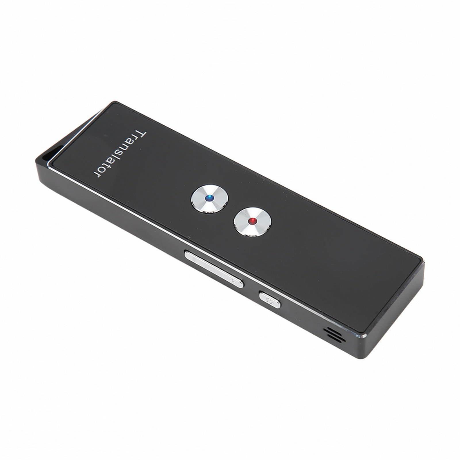 Перекладач Tnfeeon Голосовий портативний пристрій Smart Voice Tractor 74 мови Двосторонній Чорний, фото №2